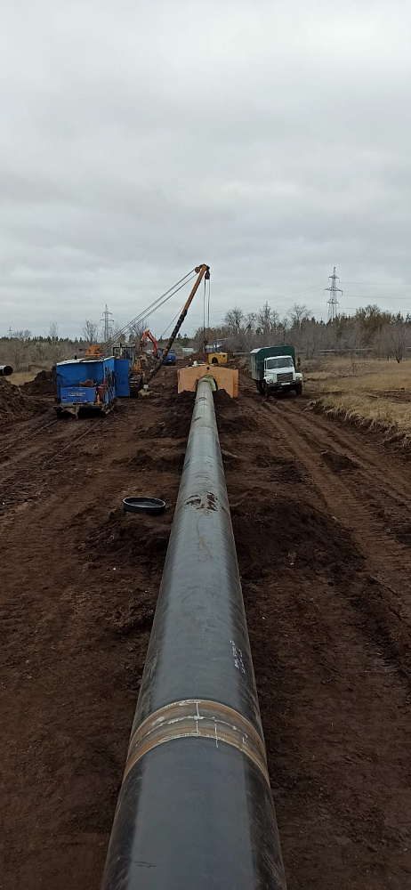 Строительство "Газопровода межпоселкового от ГРС"